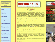 Tablet Screenshot of orchidnailssilverspring.com